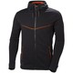 HELLY HANSEN huppari vetoketjulla Chelsea Evo musta/oranssi
